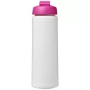 Baseline® Plus 750 ml flip lid sport bottle, LDPE, PP Plastic, White,Pink  