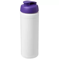   Baseline® Plus 750 ml flip lid sport bottle, LDPE, PP Plastic, White,Purple  