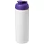 Baseline® Plus 750 ml flip lid sport bottle, LDPE, PP Plastic, White,Purple  
