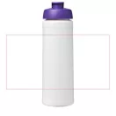 Baseline® Plus 750 ml flip lid sport bottle, LDPE, PP Plastic, White,Purple  