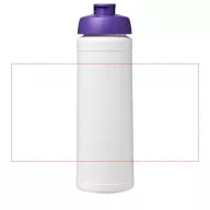   Baseline® Plus 750 ml flip lid sport bottle, LDPE, PP Plastic, White,Purple  