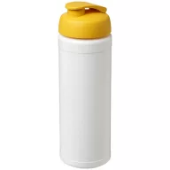   Baseline® Plus 750 ml flip lid sport bottle, LDPE, PP Plastic, White,Yellow  
