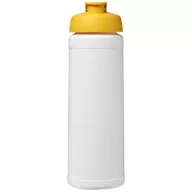   Baseline® Plus 750 ml flip lid sport bottle, LDPE, PP Plastic, White,Yellow  