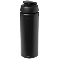   Baseline® Plus 750 ml flip lid sport bottle, LDPE, PP Plastic, solid black
