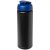 Baseline® Plus 750 ml flip lid sport bottle, LDPE, PP Plastic, solid black, Blue