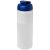 Baseline® Plus 750 ml flip lid sport bottle, LDPE, PP Plastic, Transparent, Blue