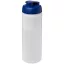 Baseline® Plus 750 ml flip lid sport bottle, LDPE, PP Plastic, Transparent, Blue