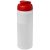 Baseline® Plus 750 ml flip lid sport bottle, LDPE, PP Plastic, Transparent, Red  