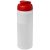 Baseline® Plus 750 ml flip lid sport bottle, LDPE, PP Plastic, Transparent, Red  