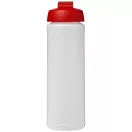 Baseline® Plus 750 ml flip lid sport bottle, LDPE, PP Plastic, Transparent, Red  