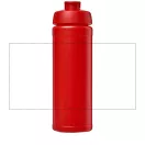 Baseline® Plus 750 ml flip lid sport bottle, LDPE, PP Plastic, Red