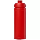 Baseline® Plus 750 ml flip lid sport bottle, LDPE, PP Plastic, Red