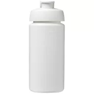   Baseline® Plus grip 500 ml flip lid sport bottle, LDPE, PP Plastic, White
