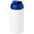 Baseline® Plus grip 500 ml flip lid sport bottle, LDPE, PP Plastic, White, Blue