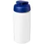 Baseline® Plus grip 500 ml flip lid sport bottle, LDPE, PP Plastic, White, Blue