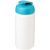 Baseline® Plus grip 500 ml flip lid sport bottle, LDPE, PP Plastic, White,Aqua