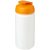 Baseline® Plus grip 500 ml flip lid sport bottle, LDPE, PP Plastic, White,Orange  