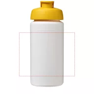   Baseline® Plus grip 500 ml flip lid sport bottle, LDPE, PP Plastic, White,Yellow  