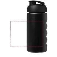   Baseline® Plus grip 500 ml flip lid sport bottle, LDPE, PP Plastic,  solid black