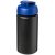 Baseline® Plus grip 500 ml flip lid sport bottle, LDPE, PP Plastic, solid black, Blue