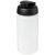 Baseline® Plus grip 500 ml flip lid sport bottle, LDPE, PP Plastic, Transparent, solid black