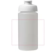   Baseline® Plus grip 500 ml flip lid sport bottle, LDPE, PP Plastic, Transparent,White