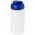 Baseline® Plus grip 500 ml flip lid sport bottle, LDPE, PP Plastic, Transparent, Blue
