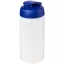 Baseline® Plus grip 500 ml flip lid sport bottle, LDPE, PP Plastic, Transparent, Blue