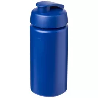   Baseline® Plus grip 500 ml flip lid sport bottle, LDPE, PP Plastic, Blue