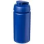 Baseline® Plus grip 500 ml flip lid sport bottle, LDPE, PP Plastic, Blue