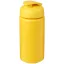 Baseline® Plus grip 500 ml flip lid sport bottle, LDPE, PP Plastic, Yellow
