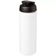   Baseline® Plus grip 750 ml flip lid sport bottle, LDPE, PP Plastic, White, solid black