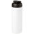 Baseline® Plus grip 750 ml flip lid sport bottle, LDPE, PP Plastic, White, solid black