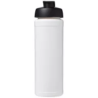   Baseline® Plus grip 750 ml flip lid sport bottle, LDPE, PP Plastic, White, solid black