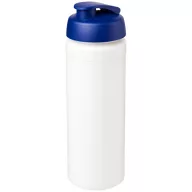   Baseline® Plus grip 750 ml flip lid sport bottle, LDPE, PP Plastic, White, Blue