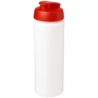   Baseline® Plus grip 750 ml flip lid sport bottle, LDPE, PP Plastic, White, Red  