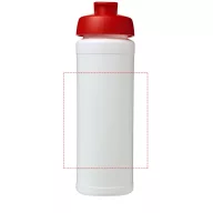   Baseline® Plus grip 750 ml flip lid sport bottle, LDPE, PP Plastic, White, Red  