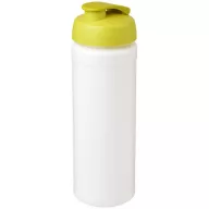  Baseline® Plus grip 750 ml flip lid sport bottle, LDPE, PP Plastic, White,Lime green