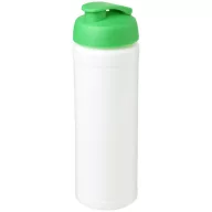   Baseline® Plus grip 750 ml flip lid sport bottle, LDPE, PP Plastic, White, Green  