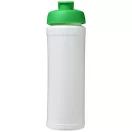 Baseline® Plus grip 750 ml flip lid sport bottle, LDPE, PP Plastic, White, Green  