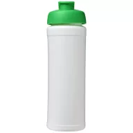   Baseline® Plus grip 750 ml flip lid sport bottle, LDPE, PP Plastic, White, Green  