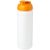 Baseline® Plus grip 750 ml flip lid sport bottle, LDPE, PP Plastic, White,Orange  