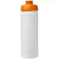   Baseline® Plus grip 750 ml flip lid sport bottle, LDPE, PP Plastic, White,Orange  