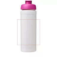   Baseline® Plus grip 750 ml flip lid sport bottle, LDPE, PP Plastic, White,Pink  