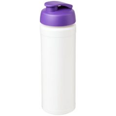   Baseline® Plus grip 750 ml flip lid sport bottle, LDPE, PP Plastic, White,Purple  