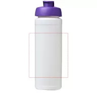   Baseline® Plus grip 750 ml flip lid sport bottle, LDPE, PP Plastic, White,Purple  