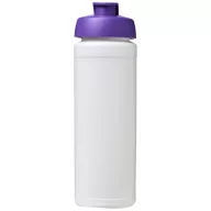   Baseline® Plus grip 750 ml flip lid sport bottle, LDPE, PP Plastic, White,Purple  