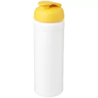   Baseline® Plus grip 750 ml flip lid sport bottle, LDPE, PP Plastic, White,Yellow  