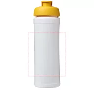   Baseline® Plus grip 750 ml flip lid sport bottle, LDPE, PP Plastic, White,Yellow  