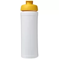   Baseline® Plus grip 750 ml flip lid sport bottle, LDPE, PP Plastic, White,Yellow  